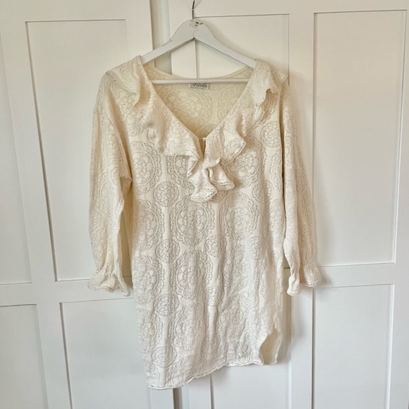 VINTAGE Dark Academia Cottagecore 90s Nightgown Dress Small medium - Picture 1 of 4